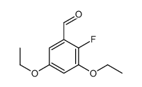 Benzaldehyde, 3,5-diethoxy-2-fluoro- (9CI)结构式