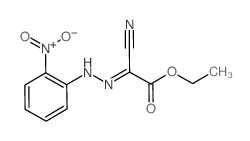 ethyl 2-cyano-2-[(2-nitrophenyl)hydrazinylidene]acetate结构式