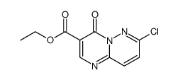 ethyl <7-chloro-4(4H)-oxopyrimido<1,2-b>pyridazine-3-carboxylate> Structure