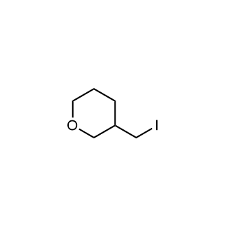 3-(碘甲基)四氢-2H-吡喃结构式
