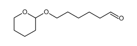 6-[(3,4,5,6-tetrahydro-2H-pyran-2-yl)oxy]hexanal Structure