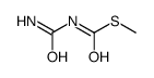 S-methyl N-carbamoylcarbamothioate结构式