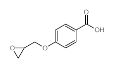 4-(环氧乙烷-2-基甲氧基)苯甲酸结构式