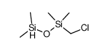 1-chloromethyl-1,1,3,3-tetramethyldisiloxane结构式