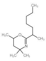 2-heptan-2-yl-4,4,6-trimethyl-5,6-dihydro-1,3-oxazine结构式