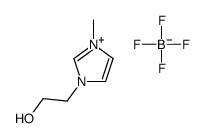1-(2-Hydroxyethyl)-3-Methylimidazolium Tetrafluoroborate Structure