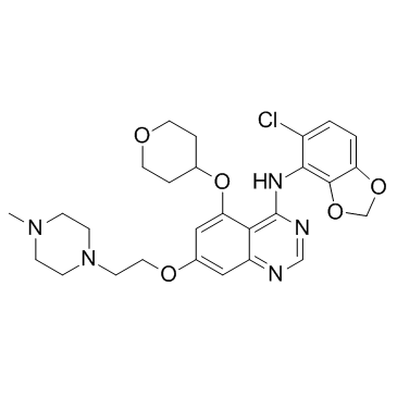 萨拉卡蒂尼(AZD0530)结构式
