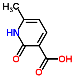 2-Hydroxy-6-methylpyridine-3-carboxylic acid structure