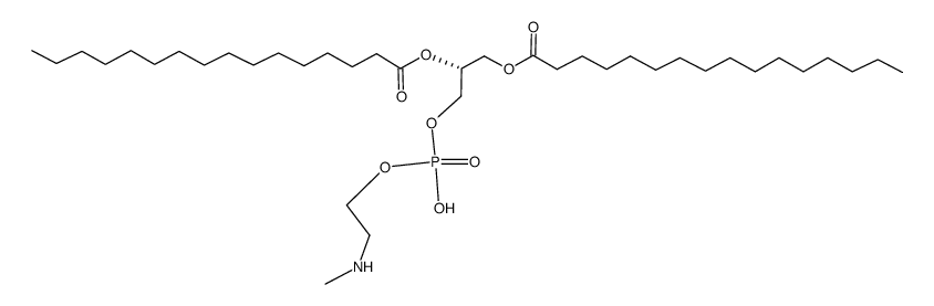 1,2-二棕榈酰-SN-甘油-3-二氧磷基-(N-甲基)-乙醇胺图片
