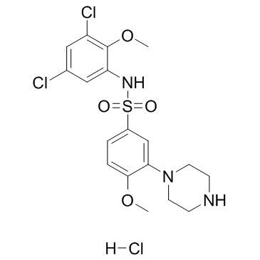 SB-399885盐酸盐结构式
