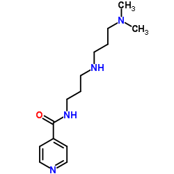 N-(3-{[3-(Dimethylamino)propyl]amino}propyl)isonicotinamide结构式