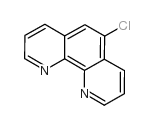 5-氯-1,10-菲咯啉结构式