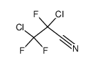 2,3-dichloro-2,3,3-trifluoro-propionitrile结构式