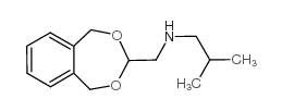 (5,9-二氢-6,8-二噁苯并环庚烯-7-甲基)-异丁胺结构式
