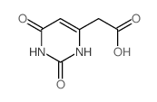 尿嘧啶-4-乙酸结构式