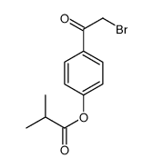[4-(2-bromoacetyl)phenyl] 2-methylpropanoate Structure
