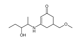 3-((3-hydroxypentan-2-yl)amino)-5-(methoxymethyl)cyclohex-2-en-1-one结构式