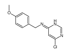 (6-氯嘧啶-4-基)-(4-甲氧基苄基)-胺结构式