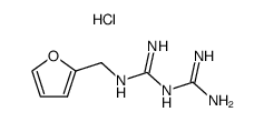 1-furfuryl-biguanide, hydrochloride Structure
