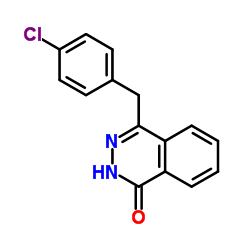 4-(4-氯苄基)-1-(2H)-酞嗪酮结构式