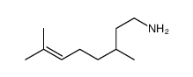 3,7-dimethyloct-6-en-1-amine结构式