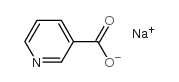 吡啶-3-羧酸钠结构式