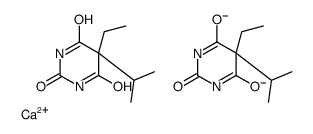 Calcium bis(5-ethyl-5-isopropyl-4,6-dioxo-1,4,5,6-tetrahydro-2-py rimidinolate) Structure