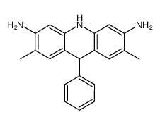 2,7-dimethyl-9-phenyl-9,10-dihydro-acridine-3,6-diyldiamine Structure
