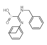 (benzylamino)-benzylimino-methanesulfinic acid结构式
