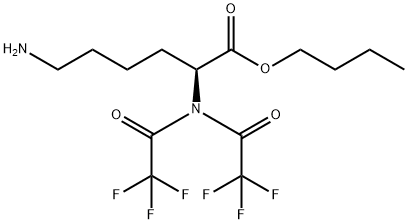 N2,N2-Bis(trifluoroacetyl)-L-lysine butyl ester Structure