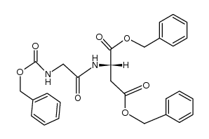 Z-Gly-Asp(OBzl)-OBzl结构式
