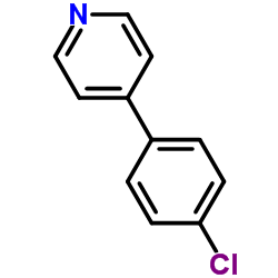 4-(4-氯苯基)吡啶结构式