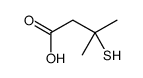 3-methyl-3-sulfanylbutanoic acid结构式