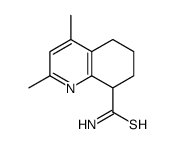 2,4-dimethyl-5,6,7,8-tetrahydroquinoline-8-carbothioamide Structure