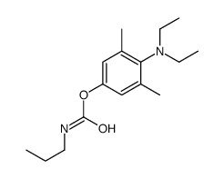 [4-(diethylamino)-3,5-dimethylphenyl] N-propylcarbamate Structure