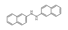 1,2-di(naphthalen-2-yl)hydrazine Structure