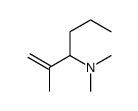 N,N,2-trimethylhex-1-en-3-amine结构式