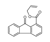 prop-2-enyl 9-oxofluorene-1-carboxylate结构式