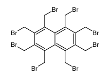 1,2,3,4,5,6,7,8-octakis(bromomethyl)naphthalene Structure