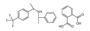 (R)-1-phenyl-N-((R)-1-(4-(trifluoromethyl)phenyl)ethyl)ethanamine phthalate Structure