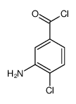 (9ci)-3-氨基-4-氯苯甲酰氯结构式