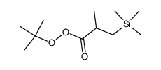 tert-butyl 2-methyl-3-(trimethylsilyl)propaneperoxoate结构式