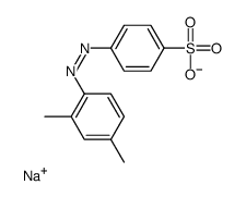 sodium,4-[(2,4-dimethylphenyl)diazenyl]benzenesulfonate Structure