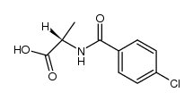 N-4-chlorobenzoyl-L-alanine结构式