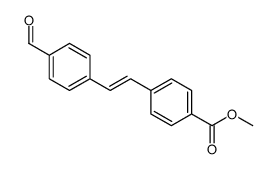 methyl 4-[2-(4-formylphenyl)ethenyl]benzoate结构式