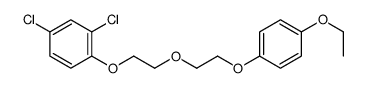 2,4-dichloro-1-[2-[2-(4-ethoxyphenoxy)ethoxy]ethoxy]benzene Structure