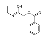 [2-(ethylamino)-2-oxoethyl] benzoate结构式