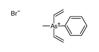 bis(ethenyl)-methyl-phenylarsanium,bromide Structure