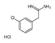 2-(3-氯苯基)乙酰胺盐酸盐结构式