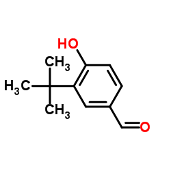 3-tert-Butyl-4-hydroxybenzaldehyde structure